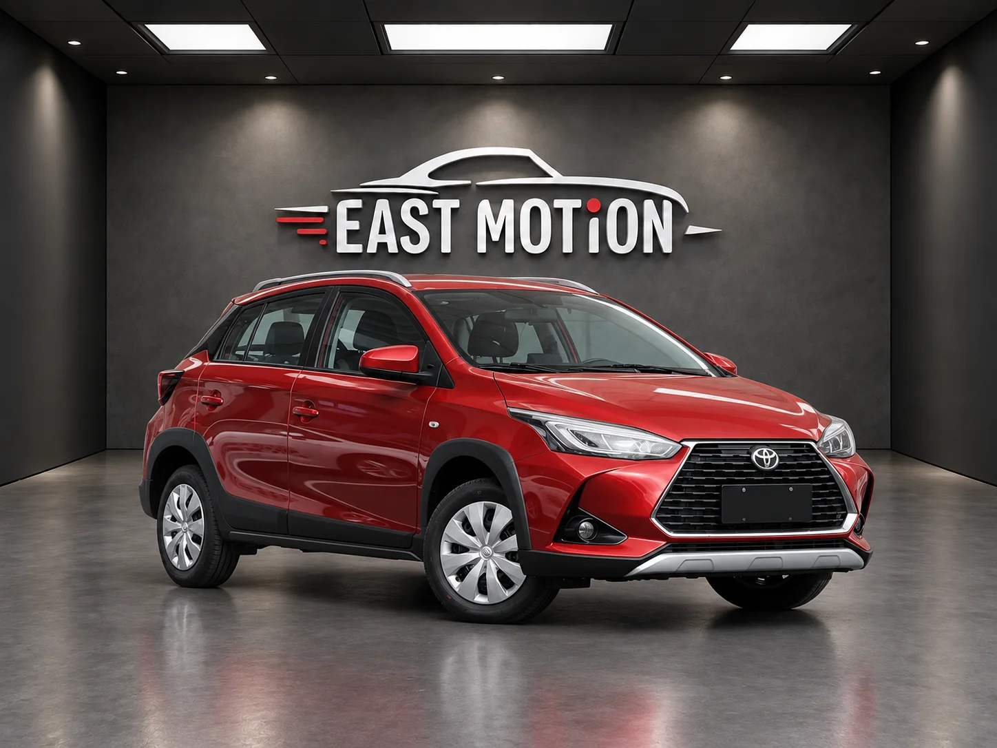 Красный Toyota в шоуруме EAST MOTION.png